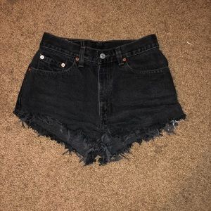 Self-made Levi high rise shorts